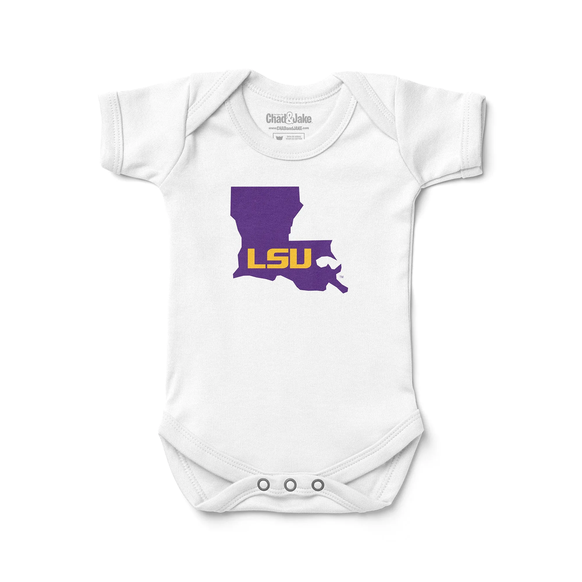 LSU Tigers State Bodysuit