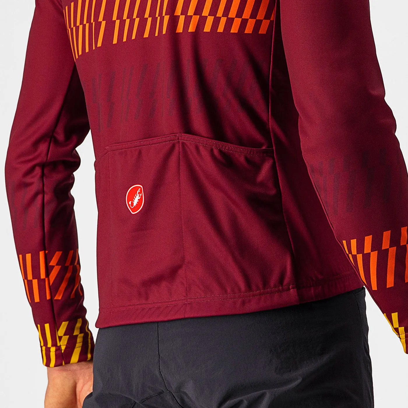 Maglia maniche lunghe Castelli Unlimited Thermal - Bordeaux