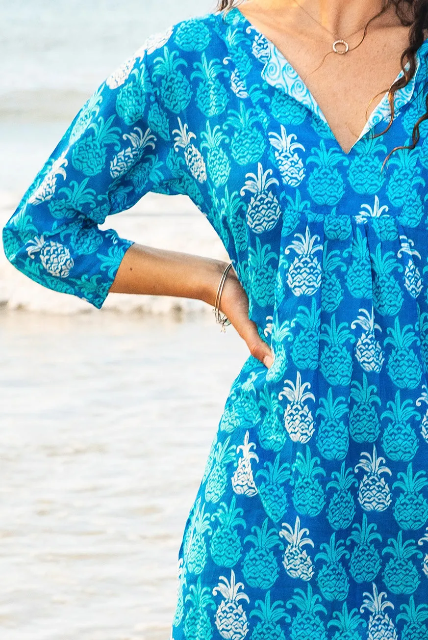 Mahalo Cotton Beach Tunic Coverup KV507