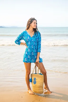 Mahalo Cotton Beach Tunic Coverup KV507