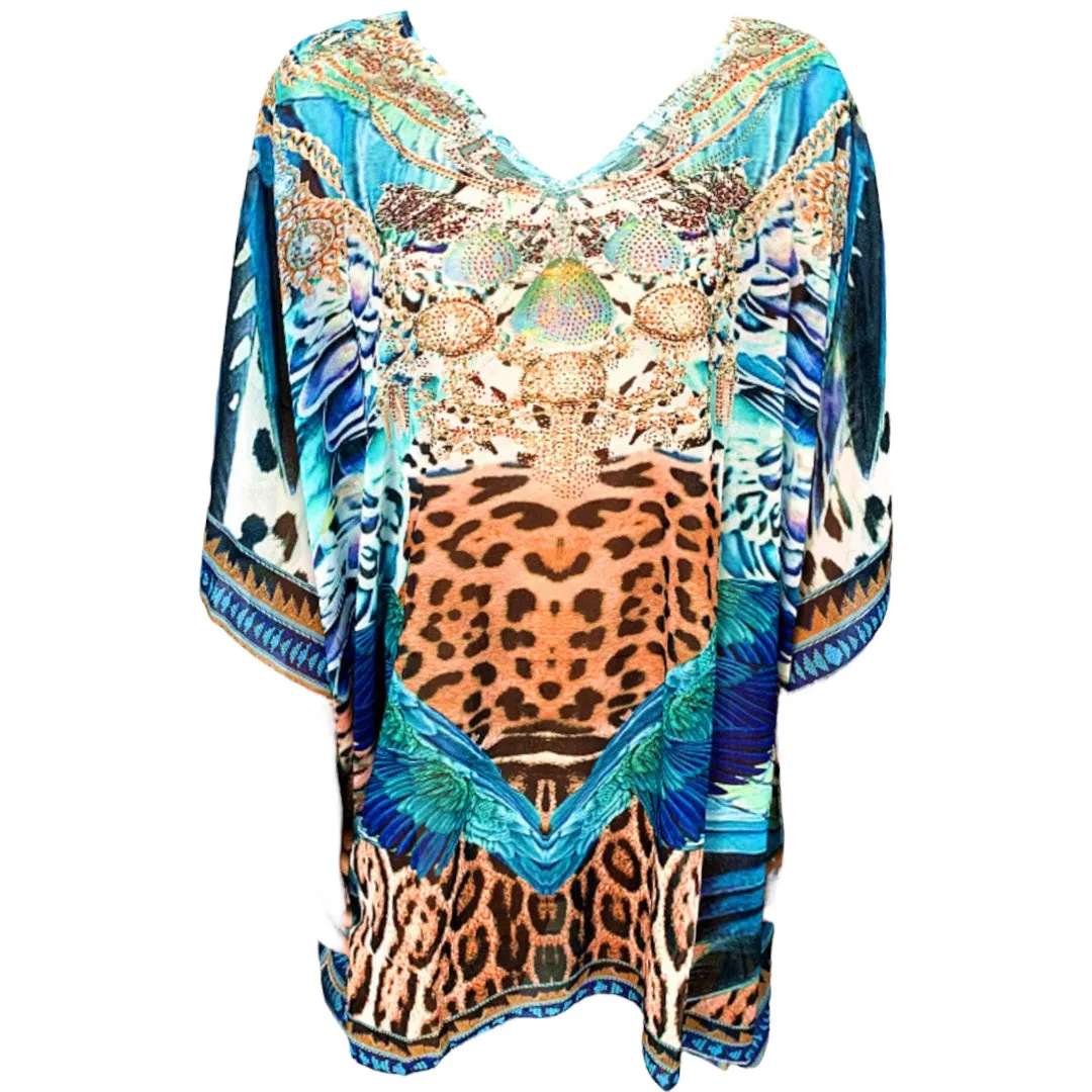 Maya Bling Top Tunic Kaftan OFSA 14-26