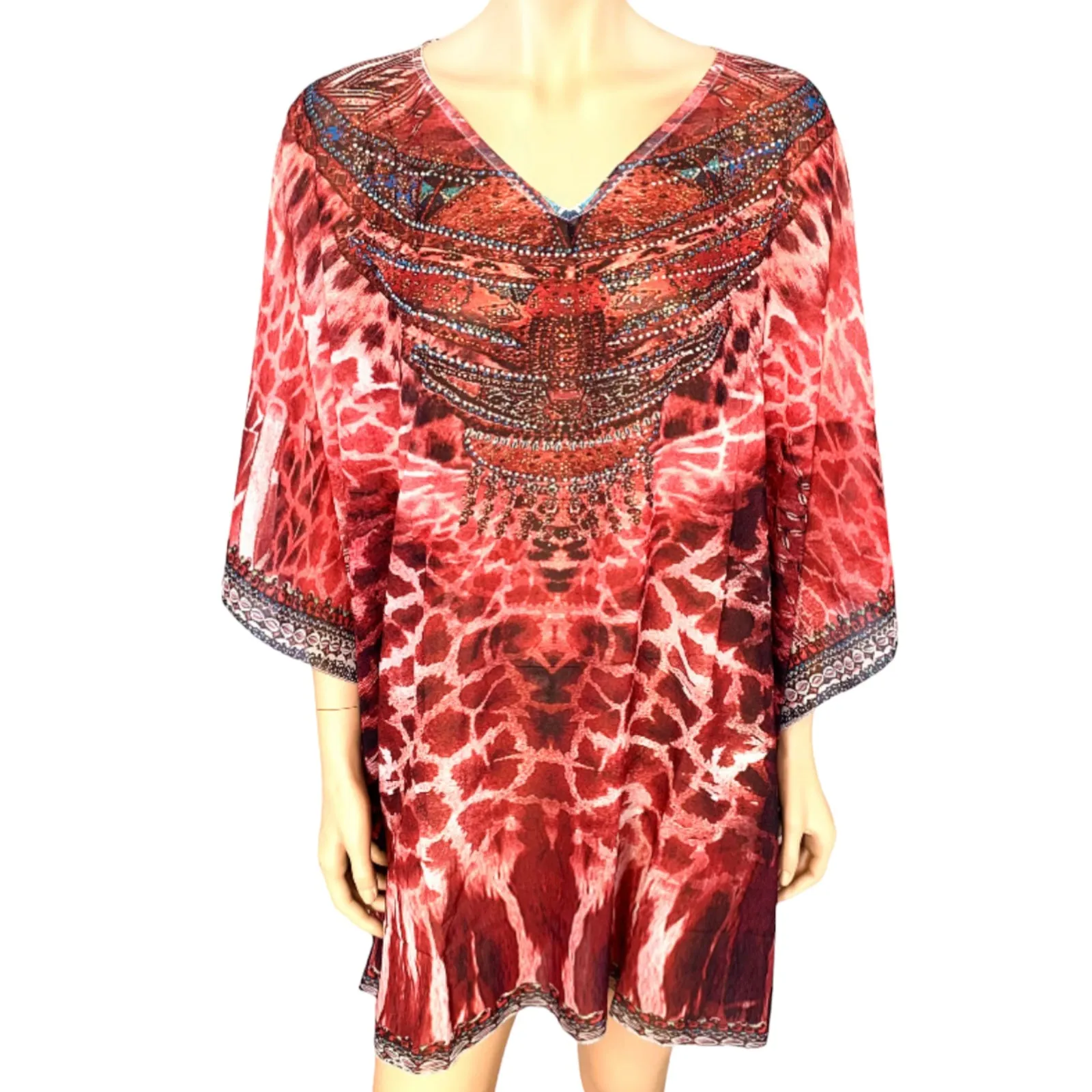 Maya Bling Top Tunic Kaftan OFSA 14-26