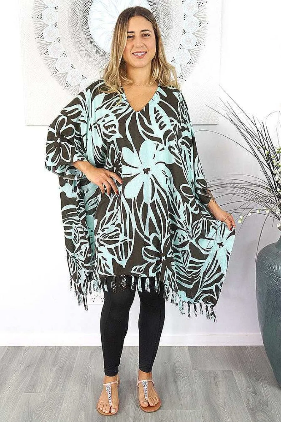 Maya Tunic Kaftan – OSFA, Elegant & Relaxed Fit