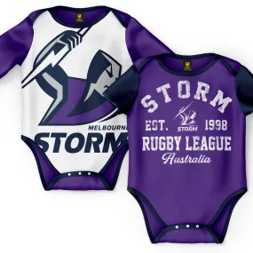 Melbourne Storm Bodysuit 2pc Gift Pack