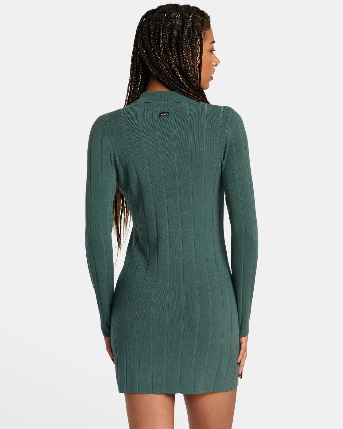 Meri Sweater Dress - Spinach