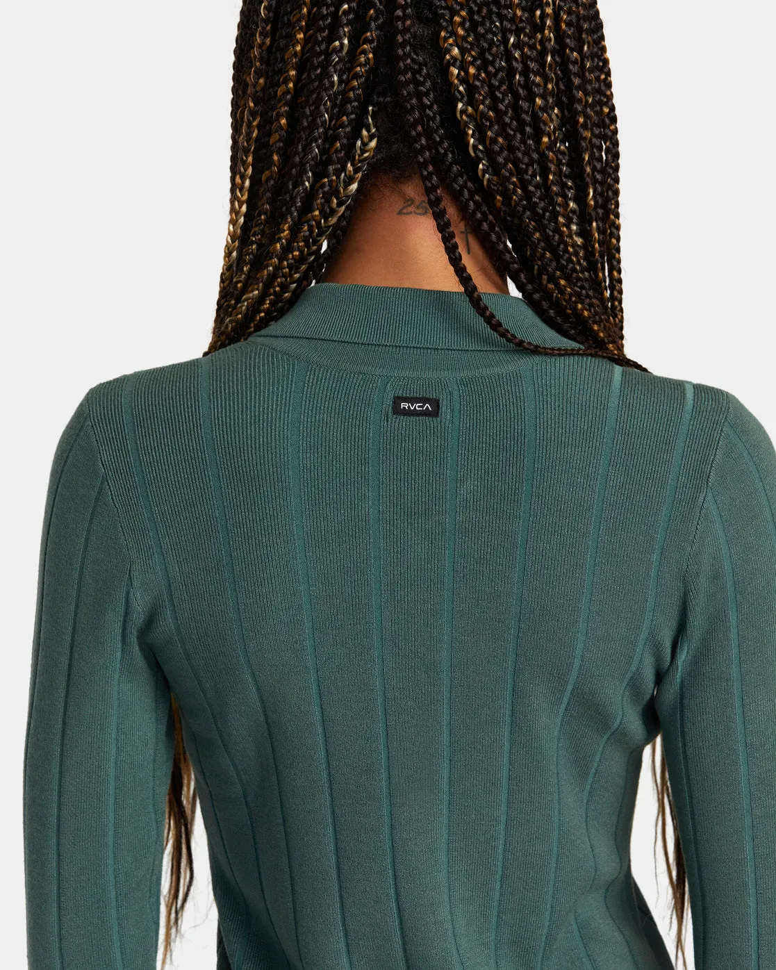 Meri Sweater Dress - Spinach