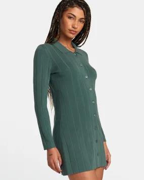 Meri Sweater Dress - Spinach