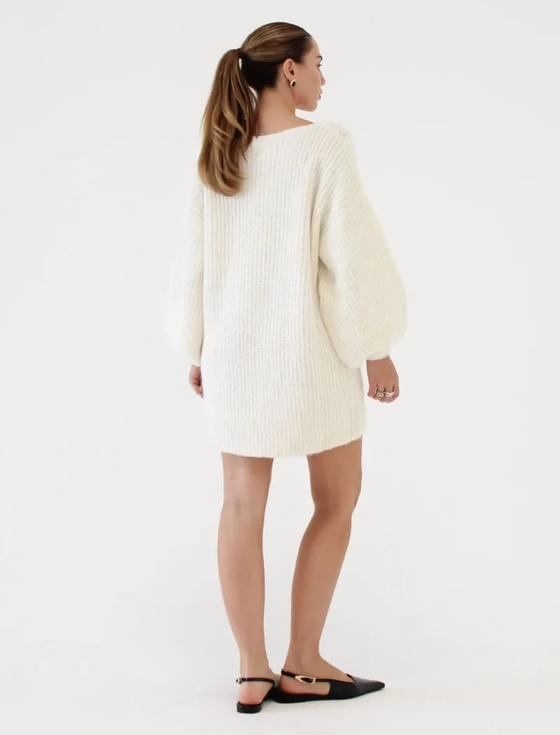 Milkshake Mini Dress | White