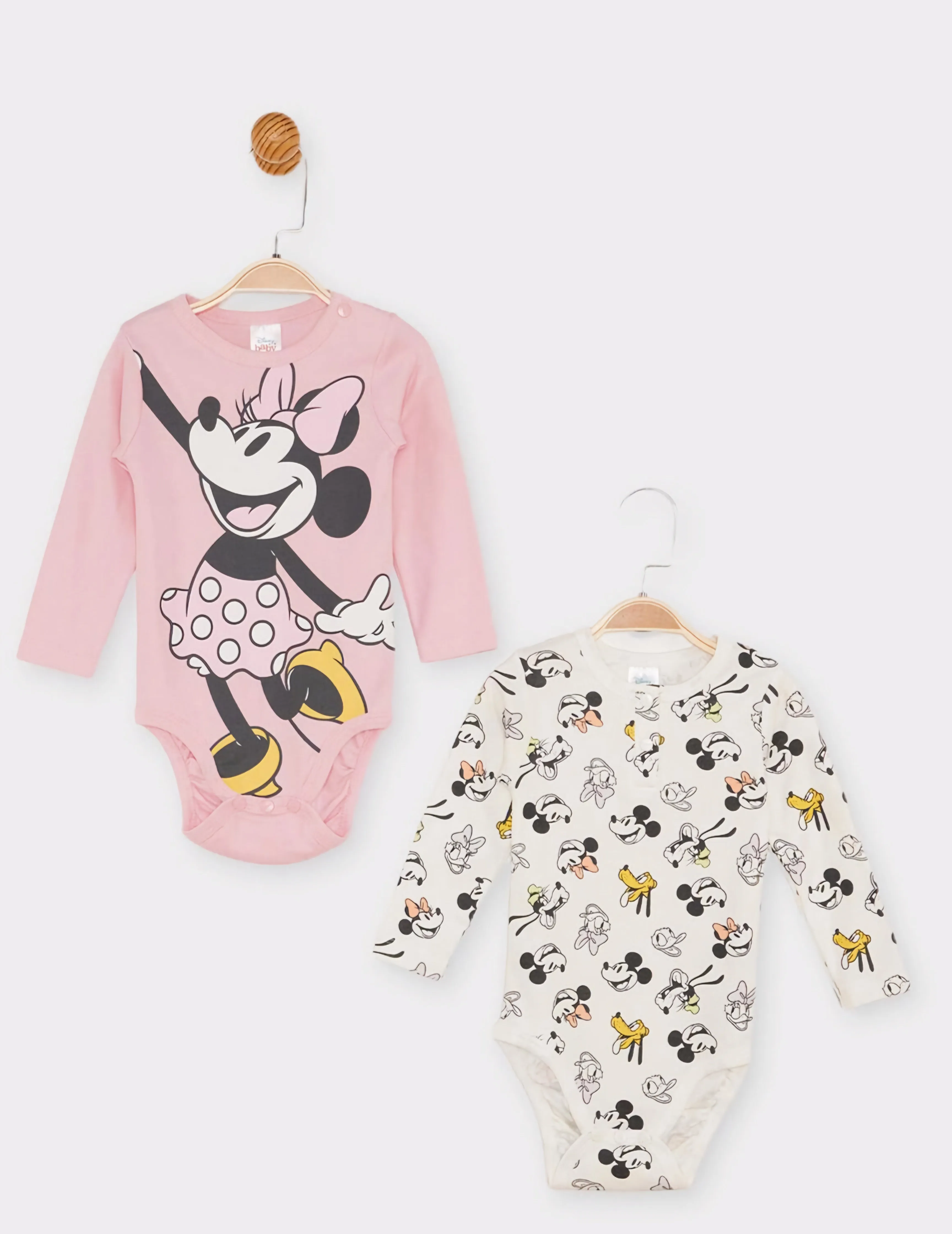 Minnie Mouse 2PC Bodysuit Set.