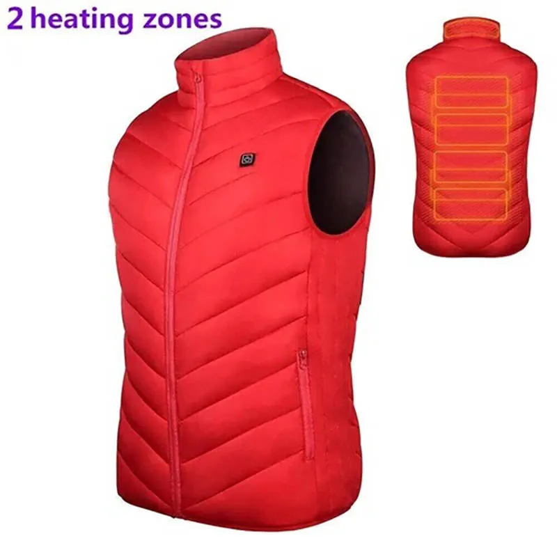 New Unisex Warming Heated Vest (9 Heating Zones)