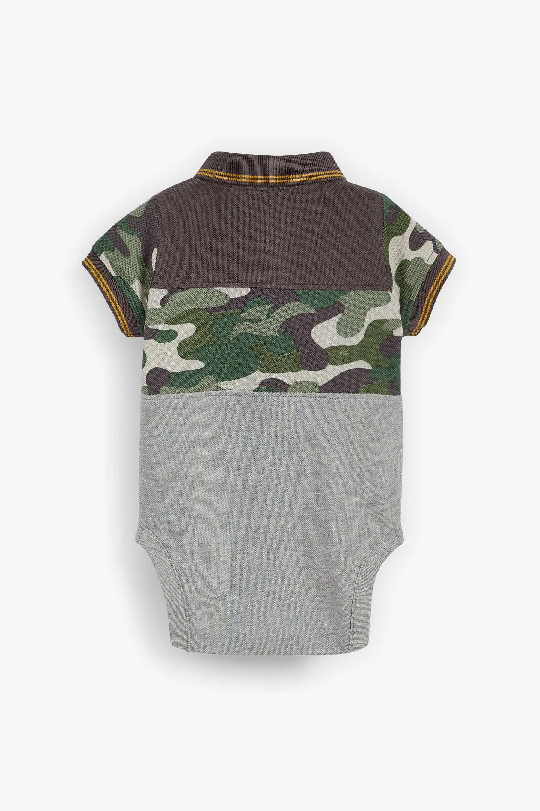 Next 2 Pack Polo Camo Baby Boys Bodysuits