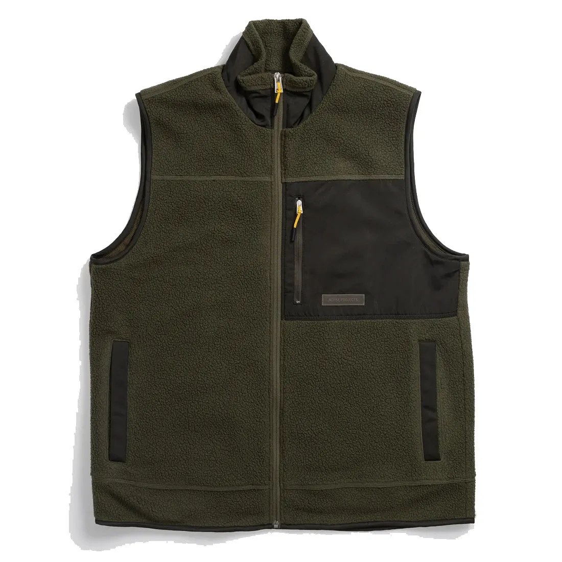 Norse Projects Frederick Fleece Gilet Ivy Green