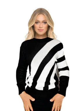 Nour By Milan Striped Sweater