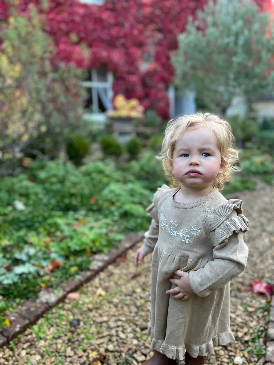 Oatmeal Ysella Sweater Dress