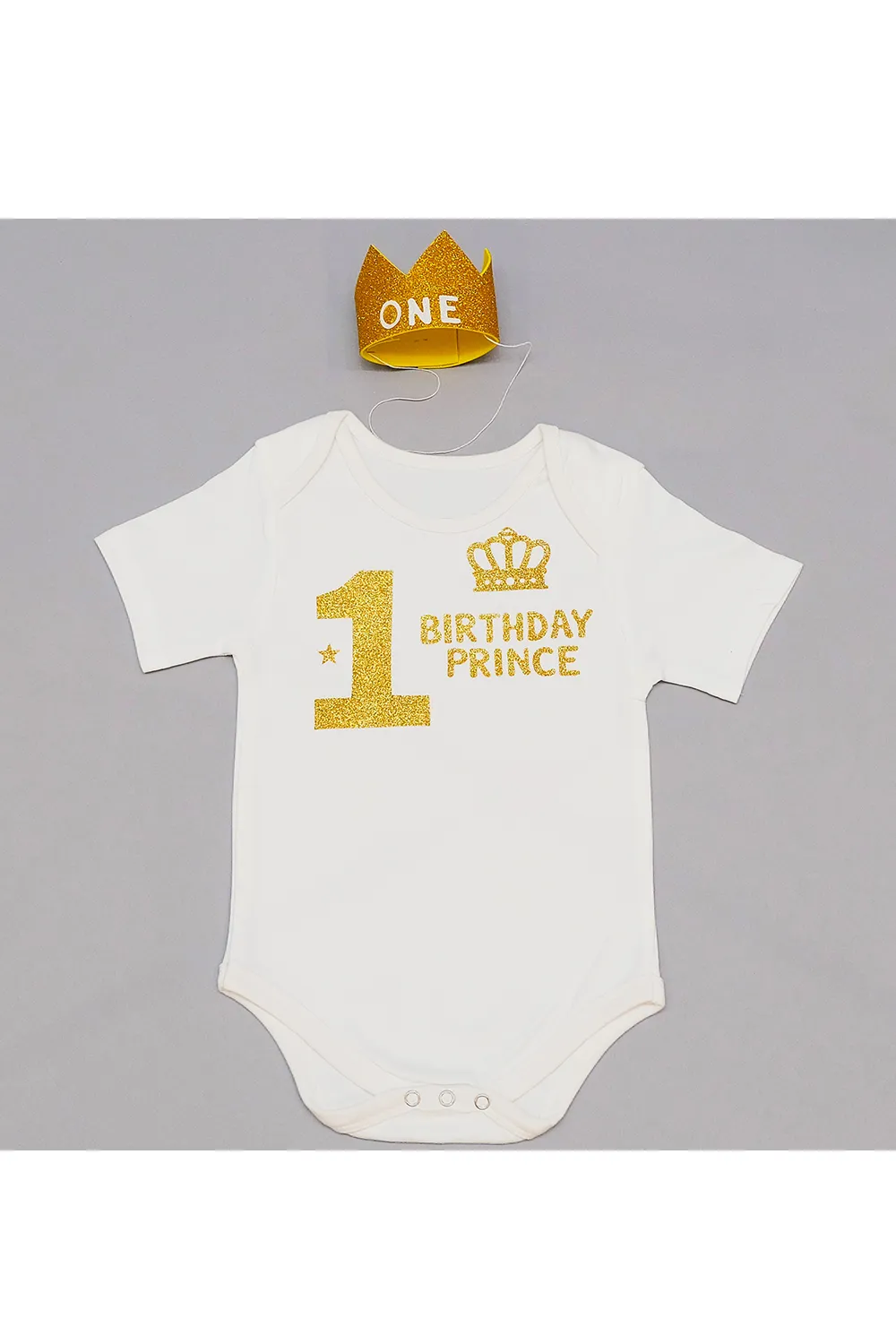 One birthday prince bodysuit