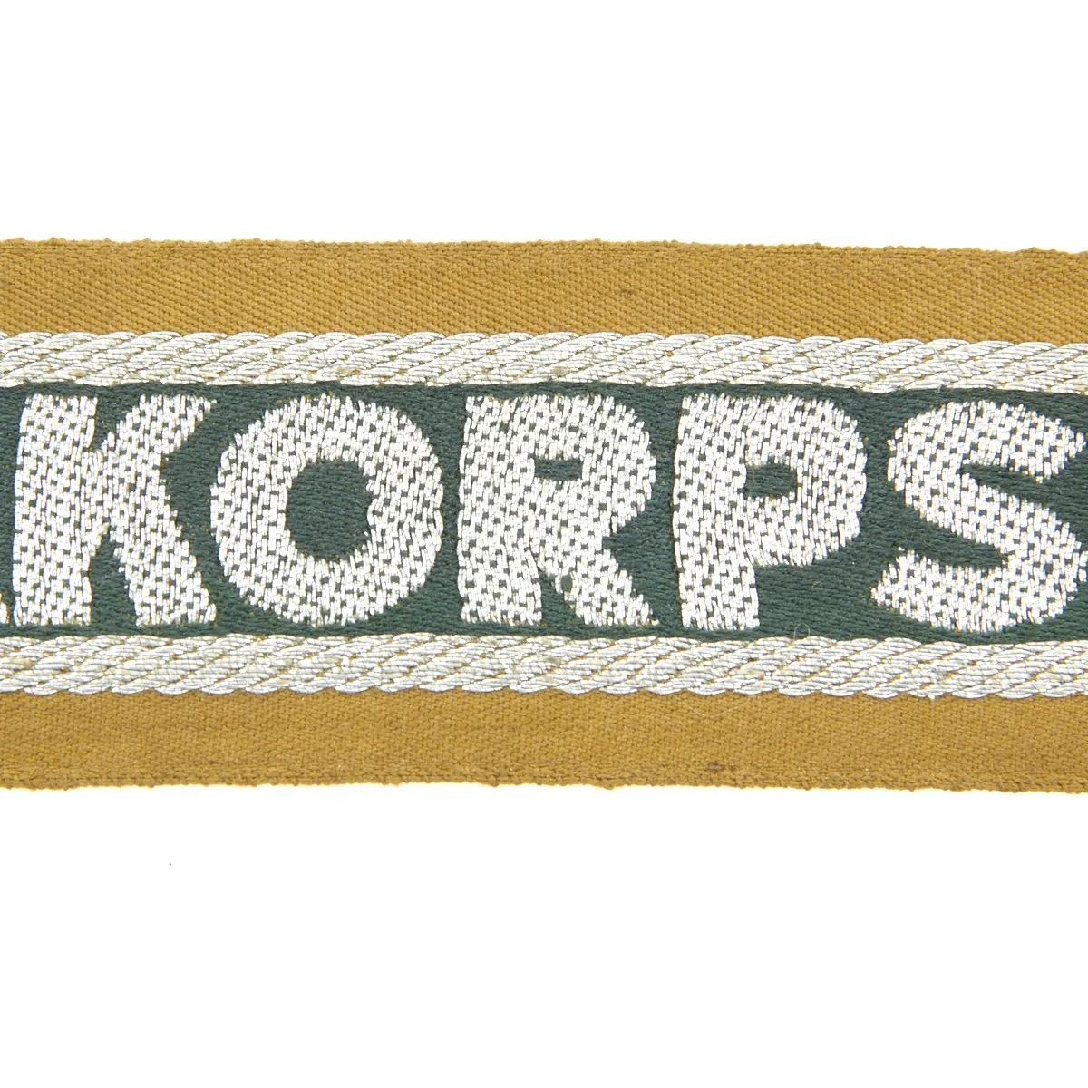 Original German WWII DAK Afrikakorps Cuff Title - Unissued