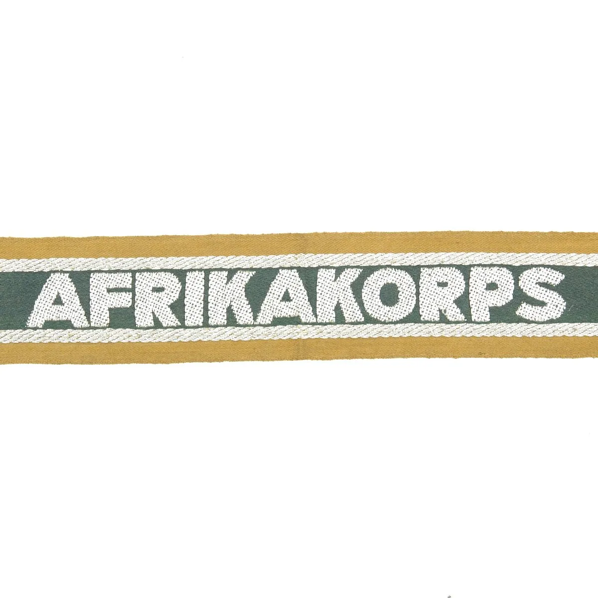 Original German WWII DAK Afrikakorps Cuff Title - Unissued