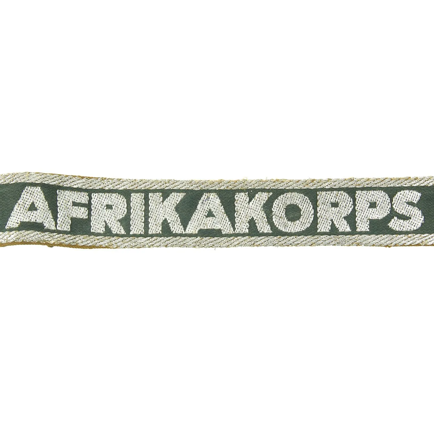 Original German WWII DAK Deutsches Afrikakorps Cuff Title - Uniform Cut-off