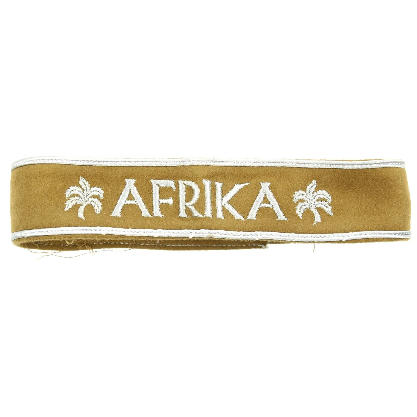 Original German WWII Deutsches Afrikakorps Cuff Title - AFRIKA