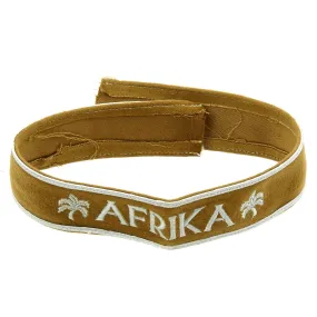 Original German WWII Deutsches Afrikakorps Cuff Title - AFRIKA