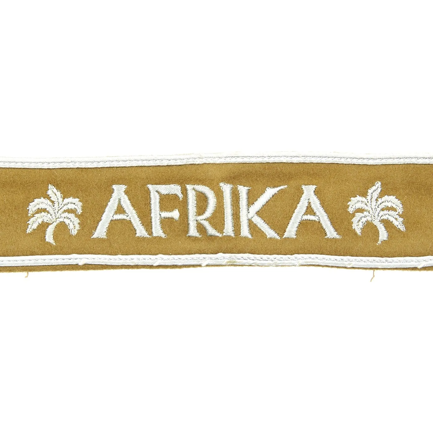 Original German WWII Deutsches Afrikakorps Cuff Title - AFRIKA