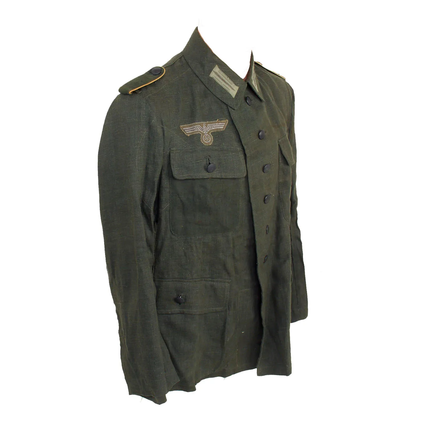 Original German WWII Heer Army Enlisted Man's Summer Tunic