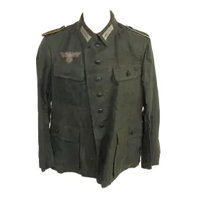 Original German WWII Heer Army Enlisted Man's Summer Tunic