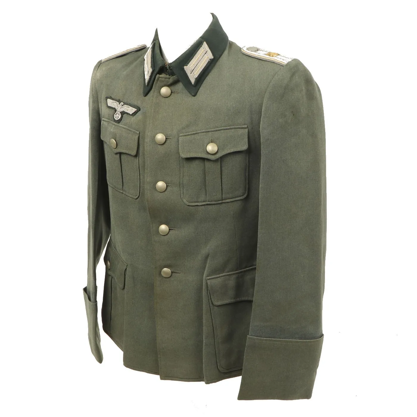 Original German WWII Heer Infantry Officer Tailormade Waffenrock Tunic