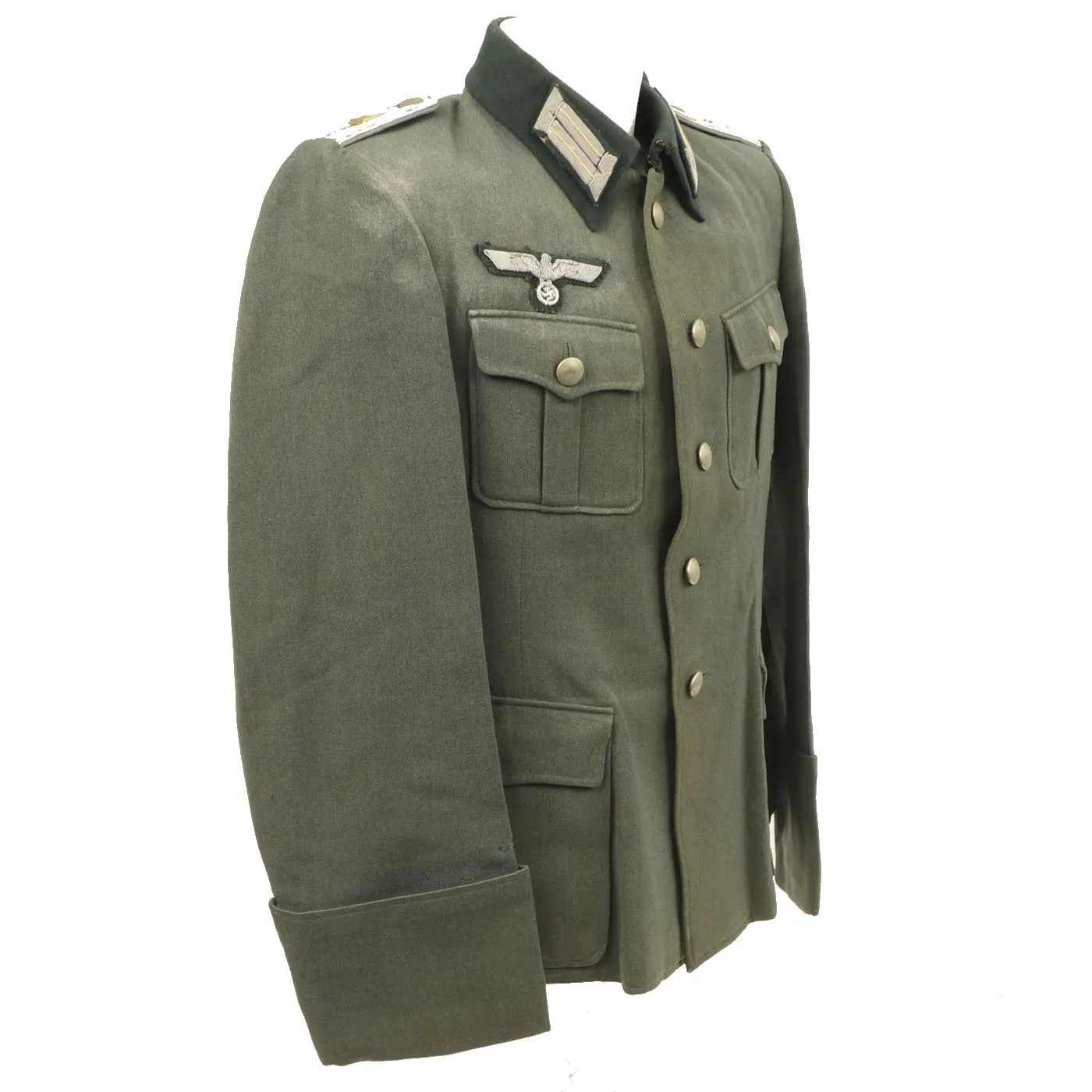 Original German WWII Heer Infantry Officer Tailormade Waffenrock Tunic