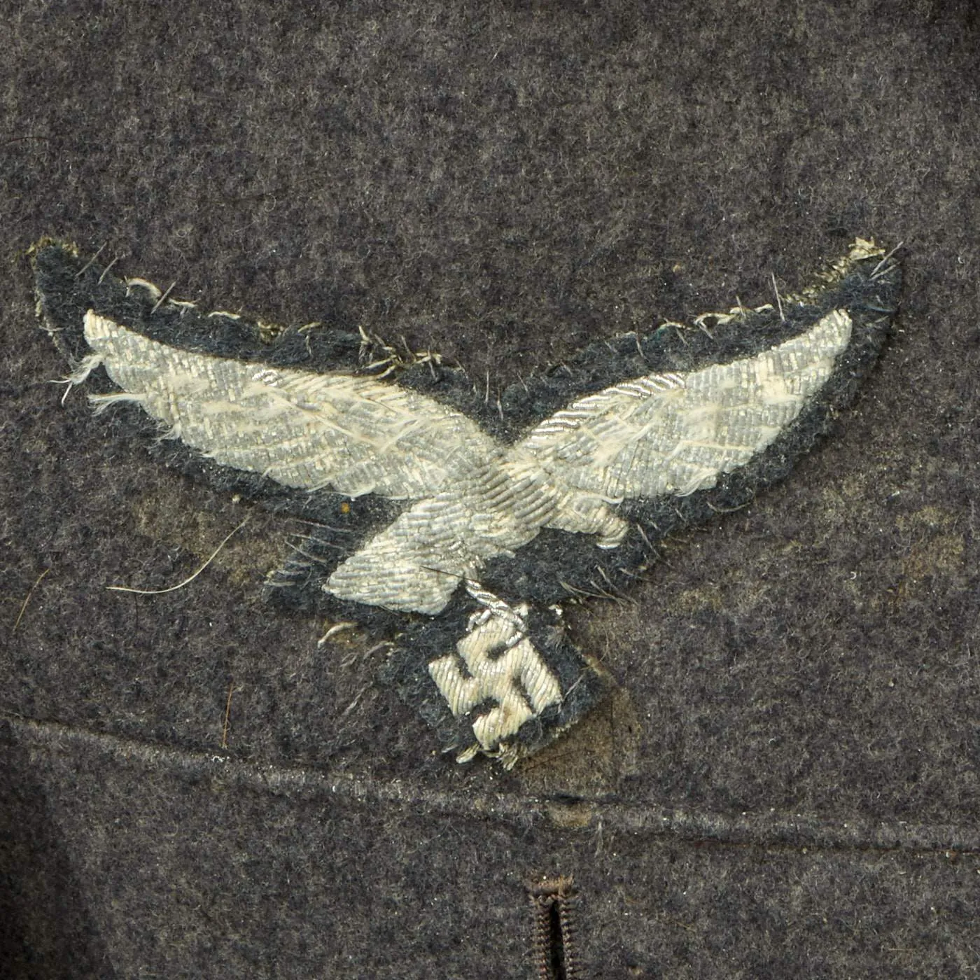 Original German WWII Luftwaffe Signals Leutnant Flight Blouse Fliegerbluse Tunic