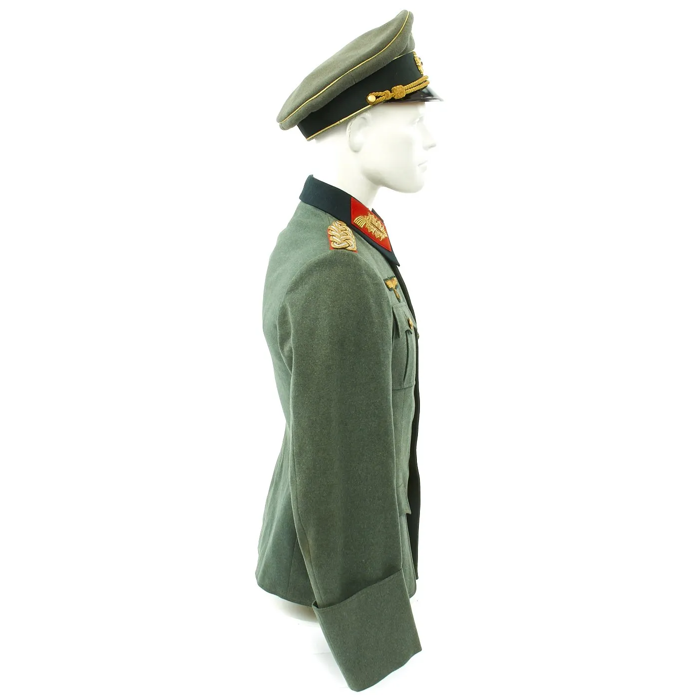 Original German WWII Named Identified Major General Uniform Set - Generalmajor Ernst Graewe