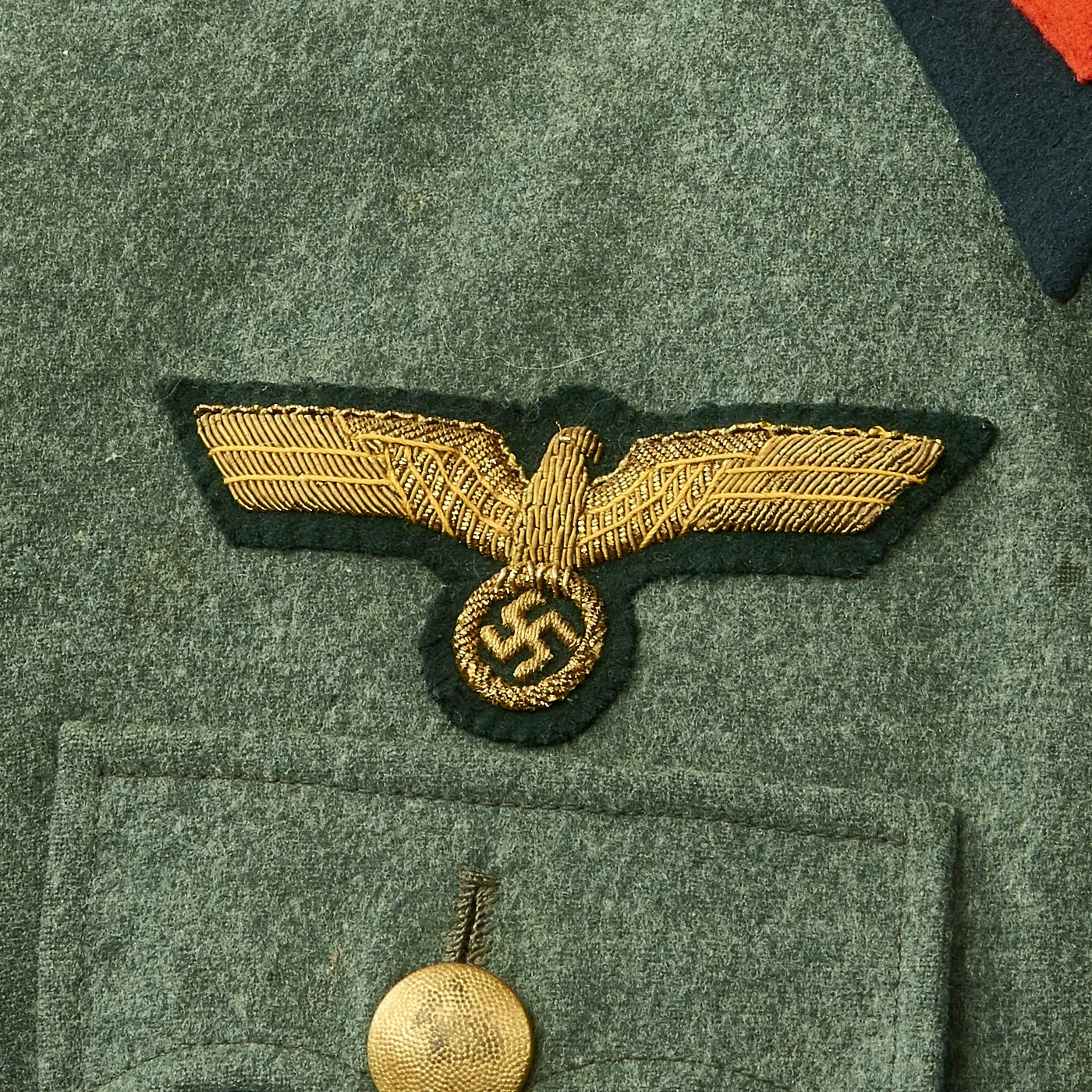 Original German WWII Named Identified Major General Uniform Set - Generalmajor Ernst Graewe