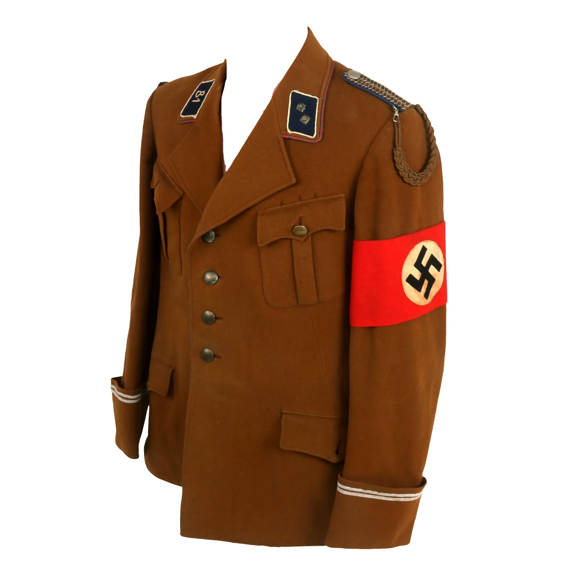 Original German WWII SA Hessen Group Medical SA-Truppführer Dienstrock Service Tunic with Breeches & Armband