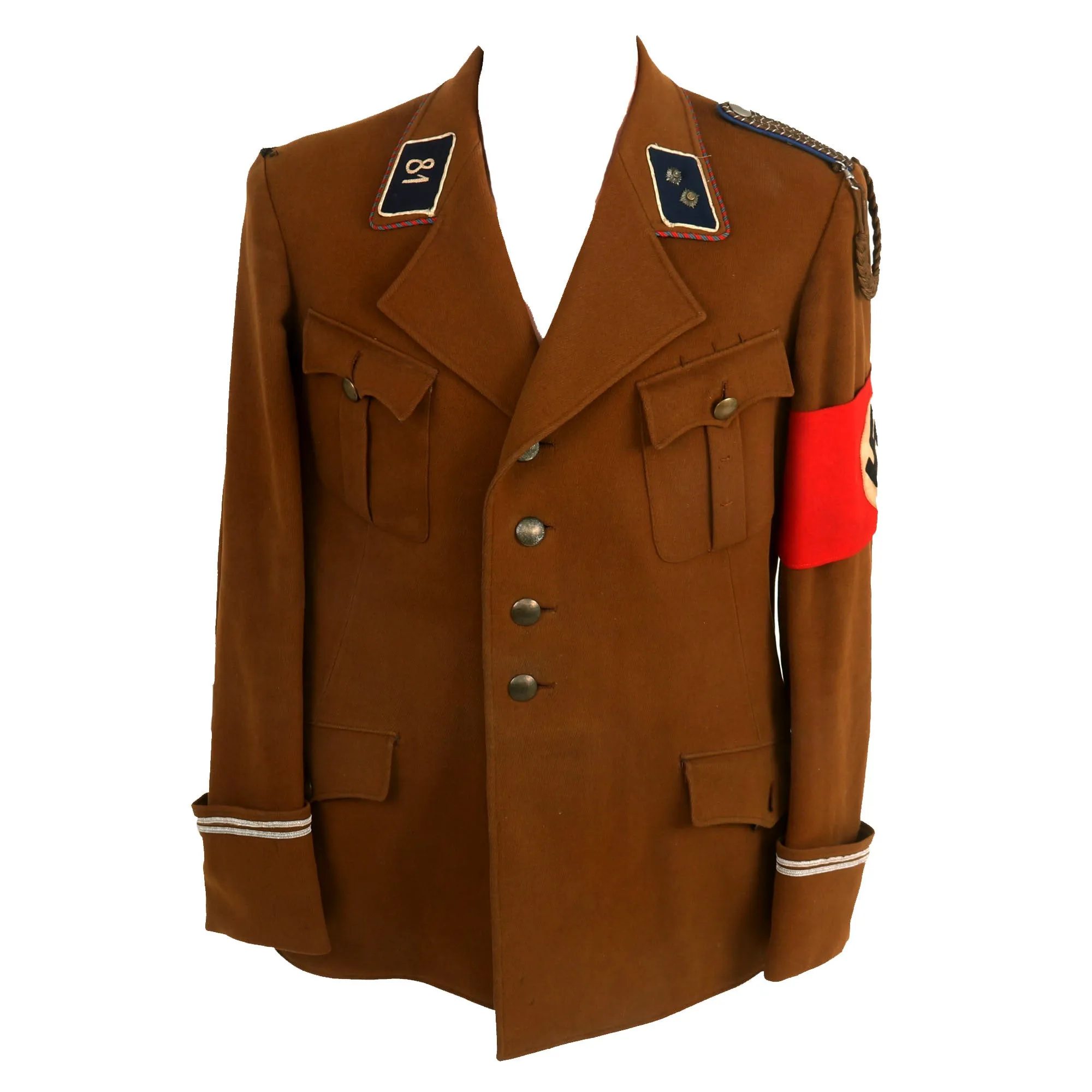 Original German WWII SA Hessen Group Medical SA-Truppführer Dienstrock Service Tunic with Breeches & Armband