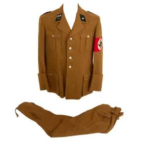 Original German WWII SA Kurpfalz Group SA-Scharführer Medical Dienstrock Service Tunic and Breeches