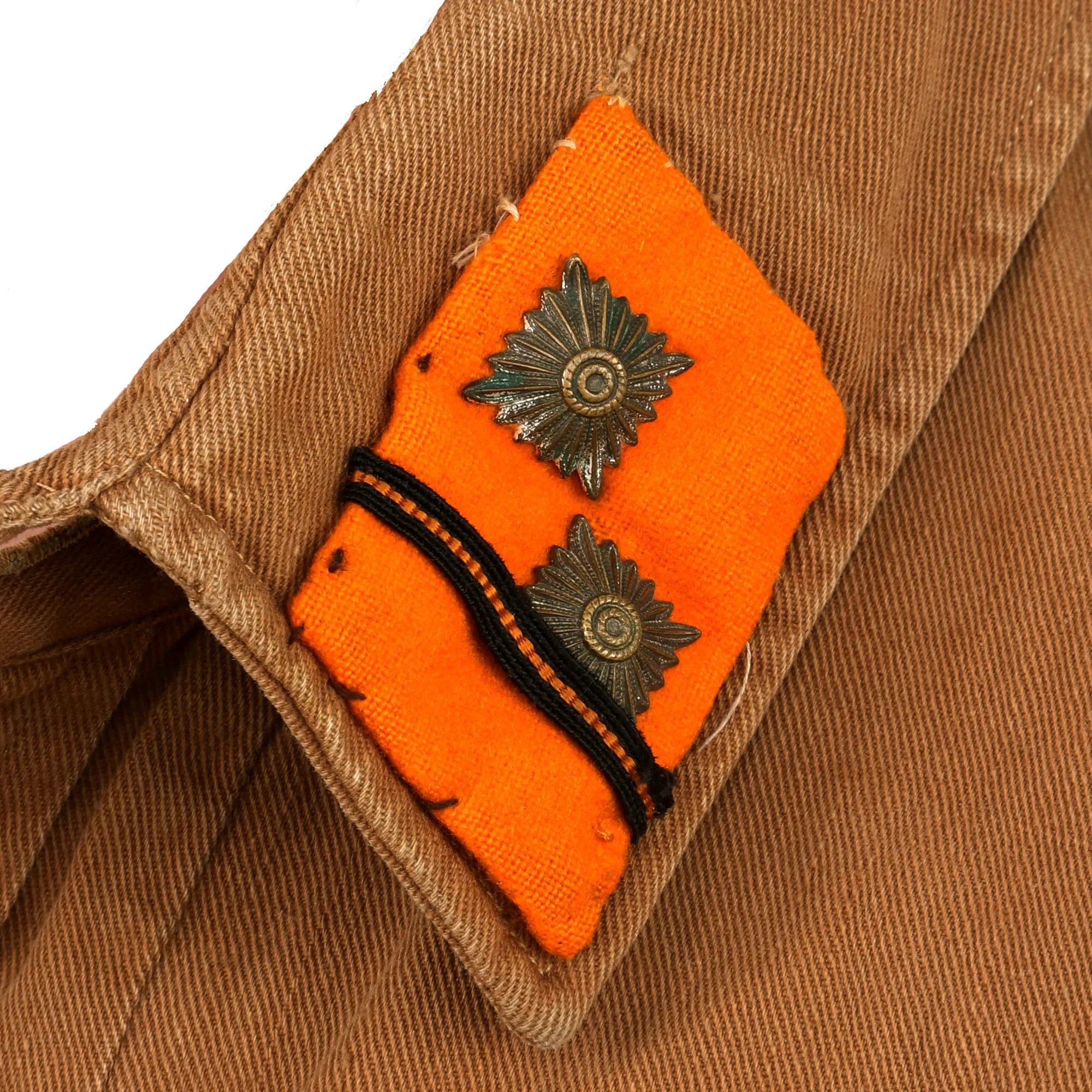 Original German WWII SA Südwest Group "Foot" SA-Obertruppführer NCO Brown Shirt Tunic with Armband - Maker Marked