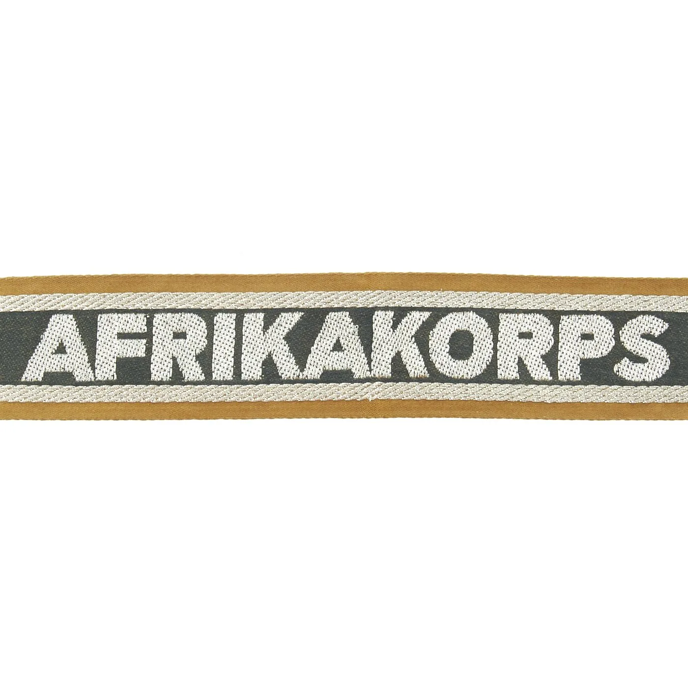 Original German WWII Unissued DAK Afrikakorps Cuff Title