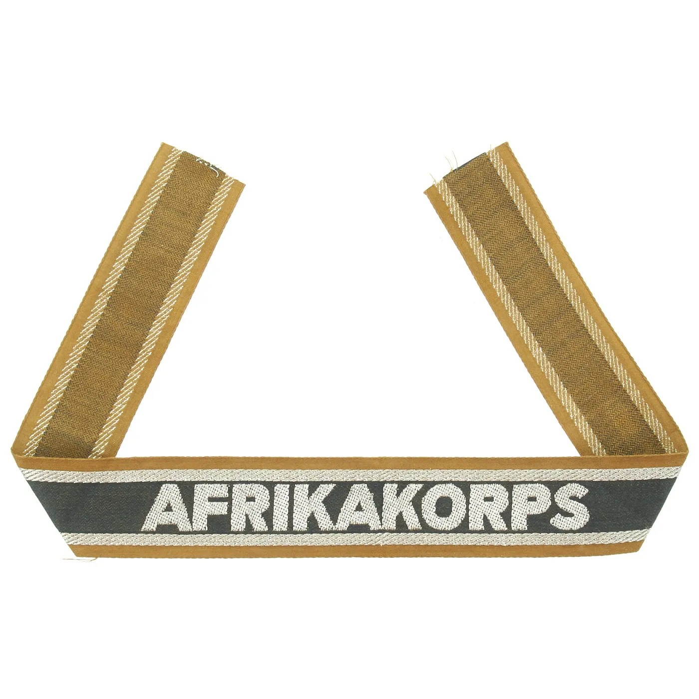 Original German WWII Unissued DAK Afrikakorps Cuff Title