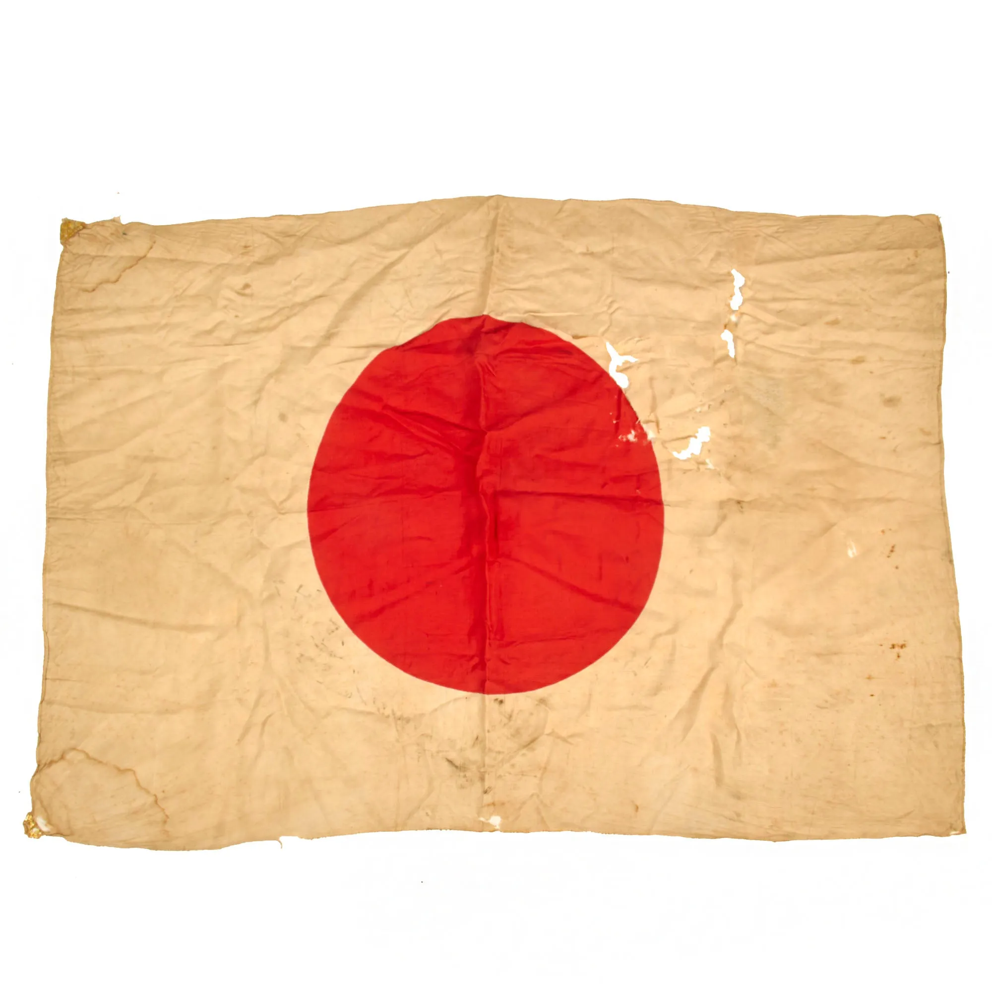 Original Japanese WWII Killed In Action Personal Effects Box Featuring Uniform Set With Forage Cap, Medals and Silk Flag