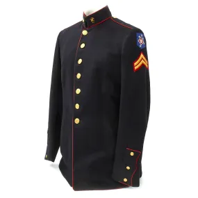 Original U.S. WWII USMC Marine Raider Named Dress Blues Tunic