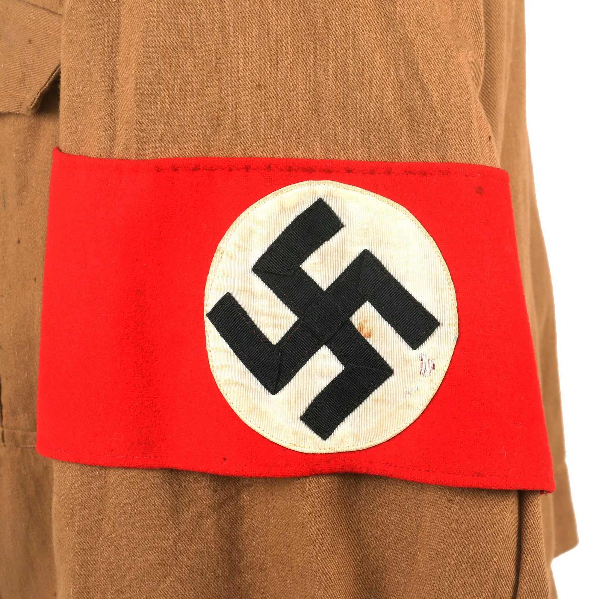 Original WWII German NSFK National Socialist Flying Corps Scharführer NCO Brown Shirt Tunic