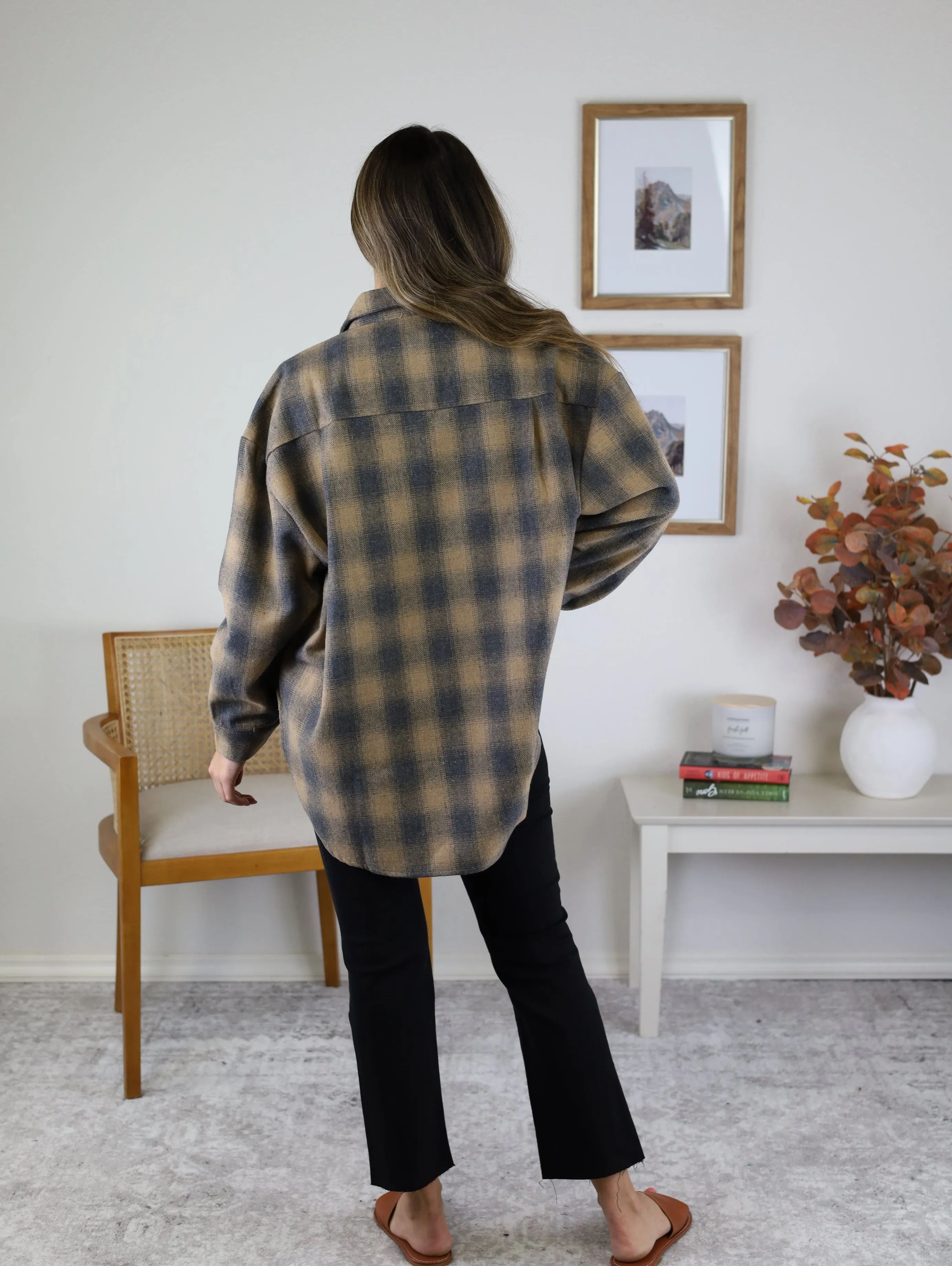 Oscar Mixed Plaid Shacket