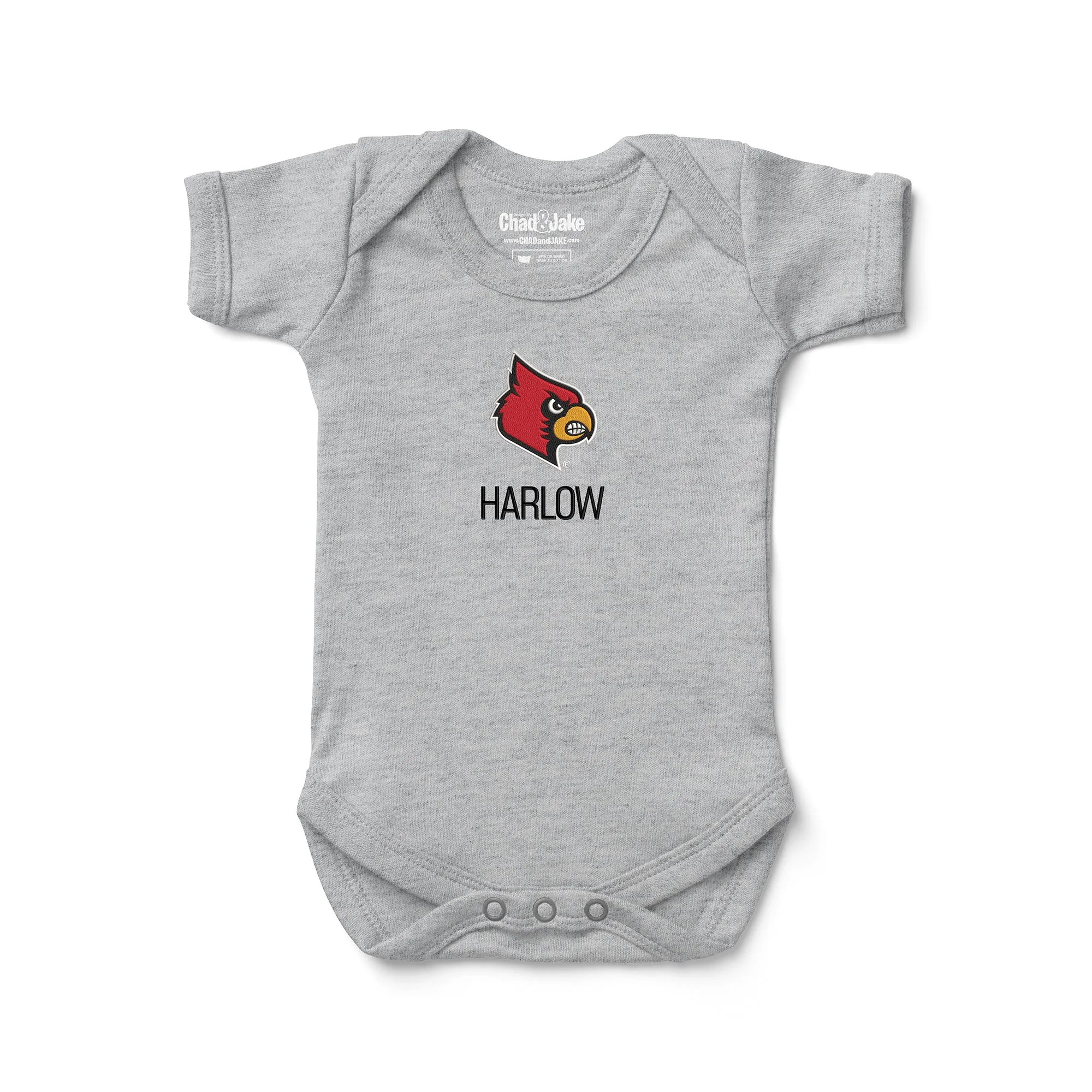 Personalized Louisville Cardinals Bodysuit