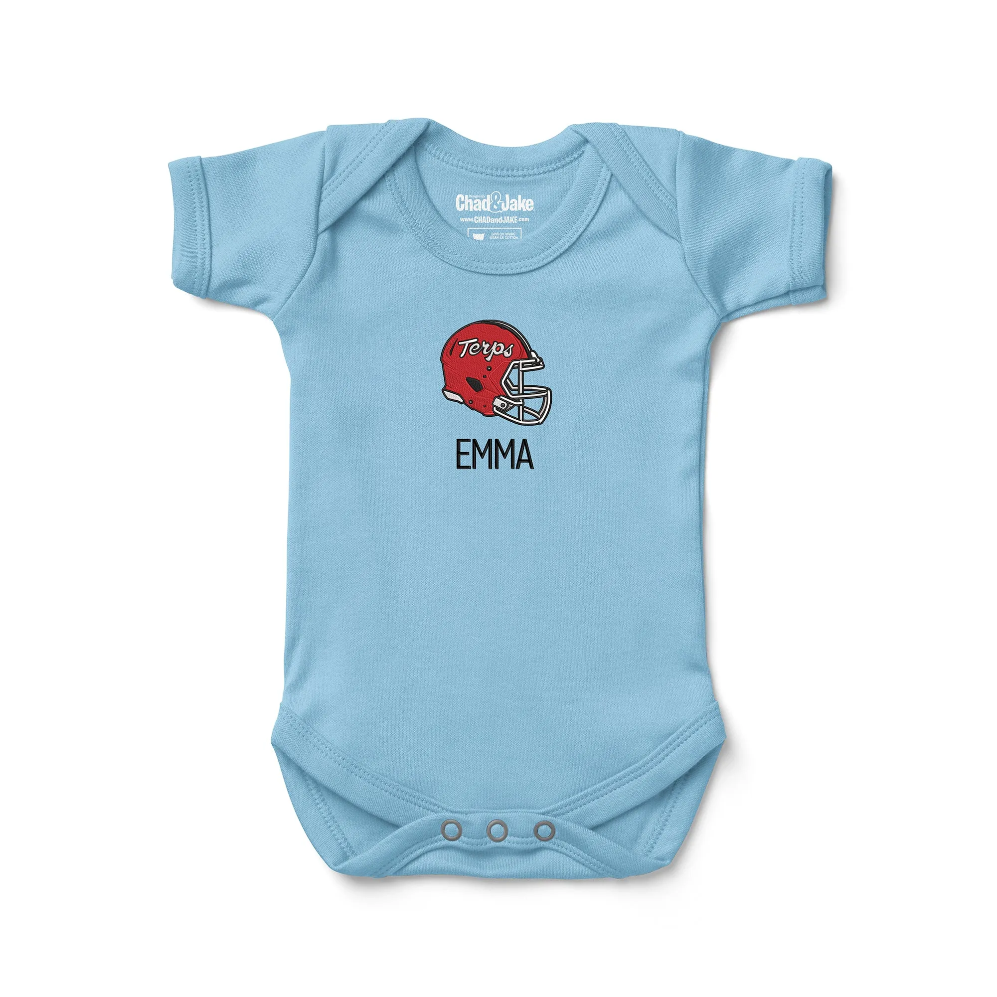 Personalized Maryland Terrapins Helmet Bodysuit