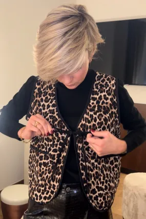 PHELINE LEOPARD GILET