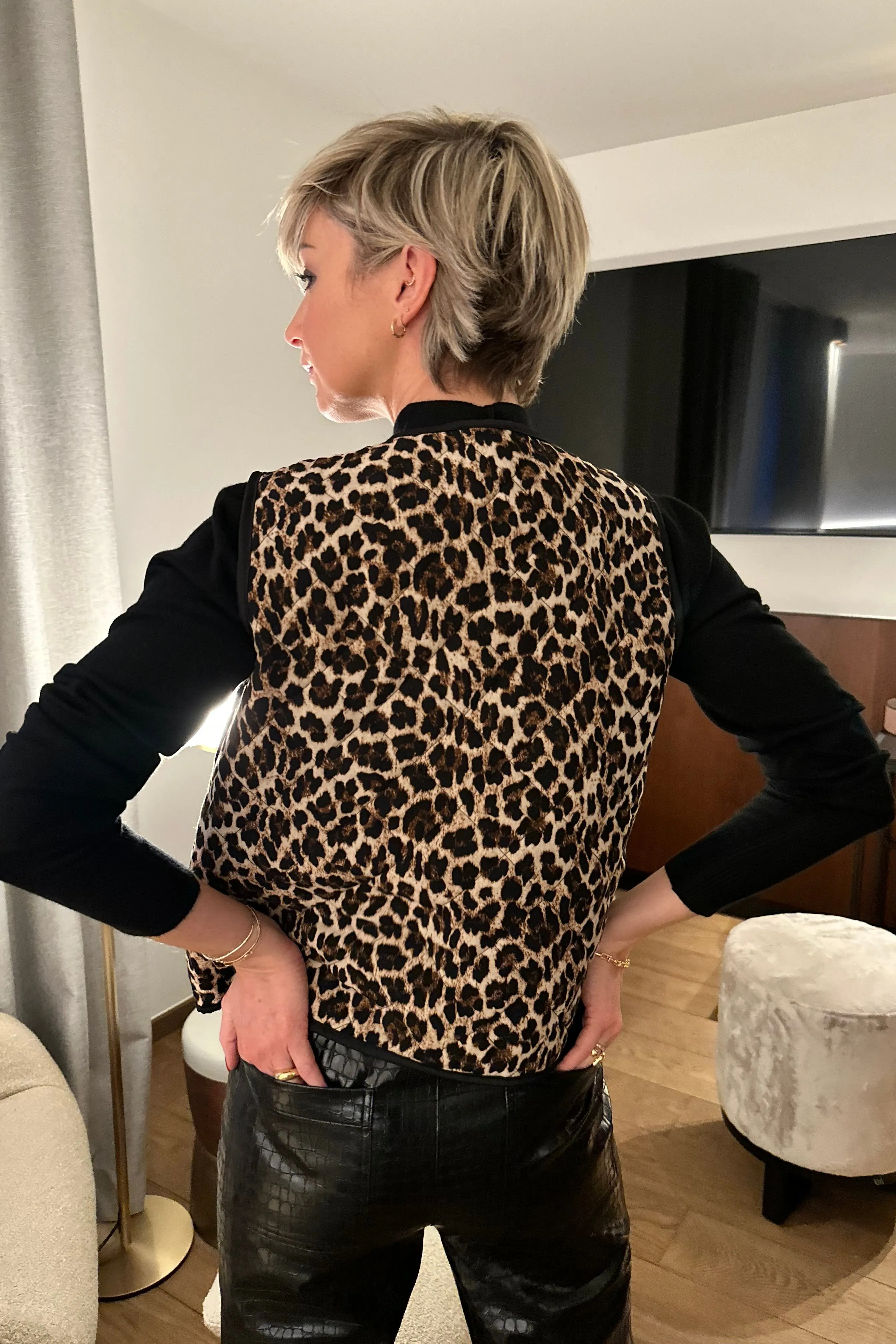 PHELINE LEOPARD GILET