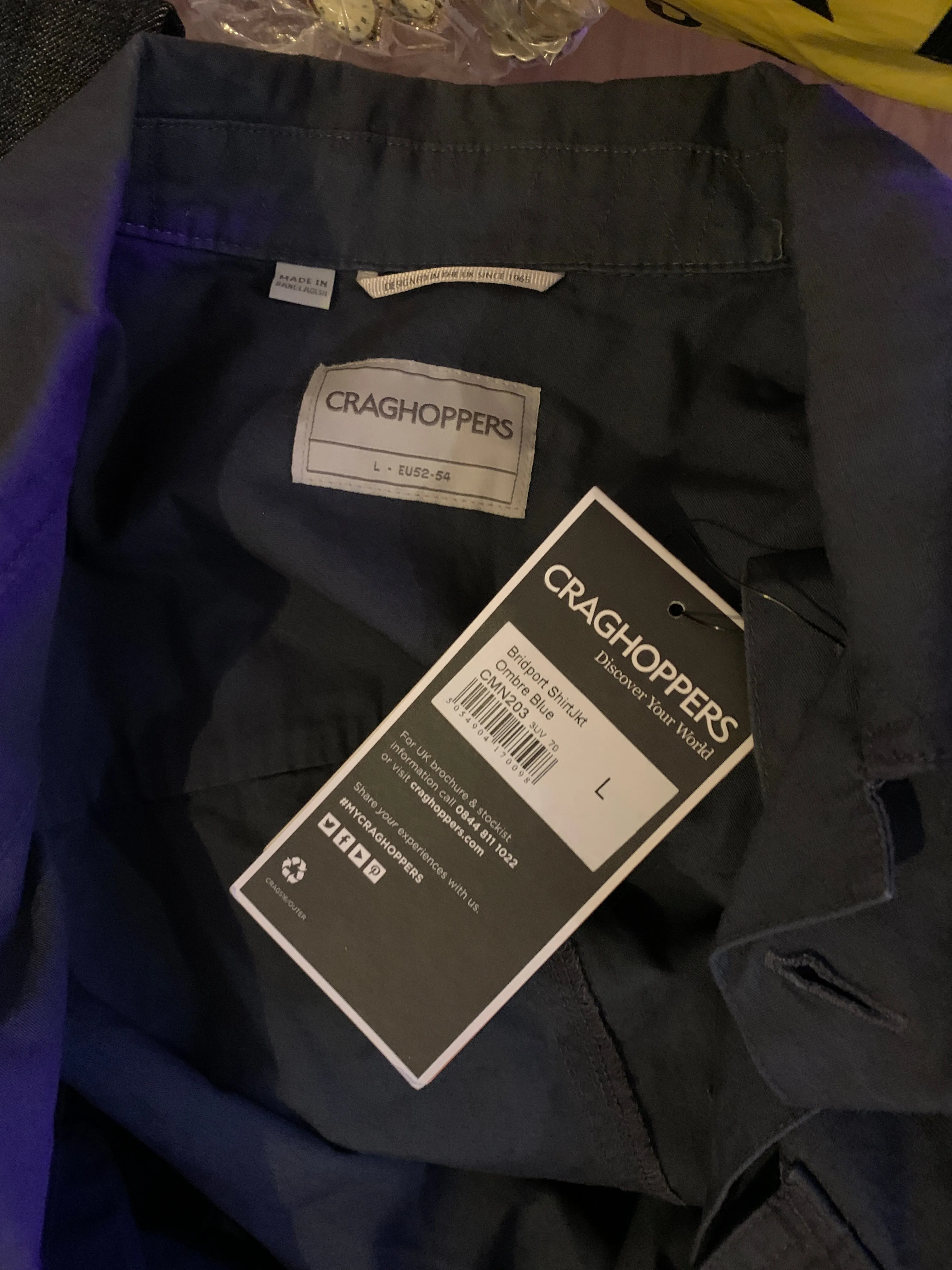 Plenty Pocketed Utility Shacket, Craghoppers