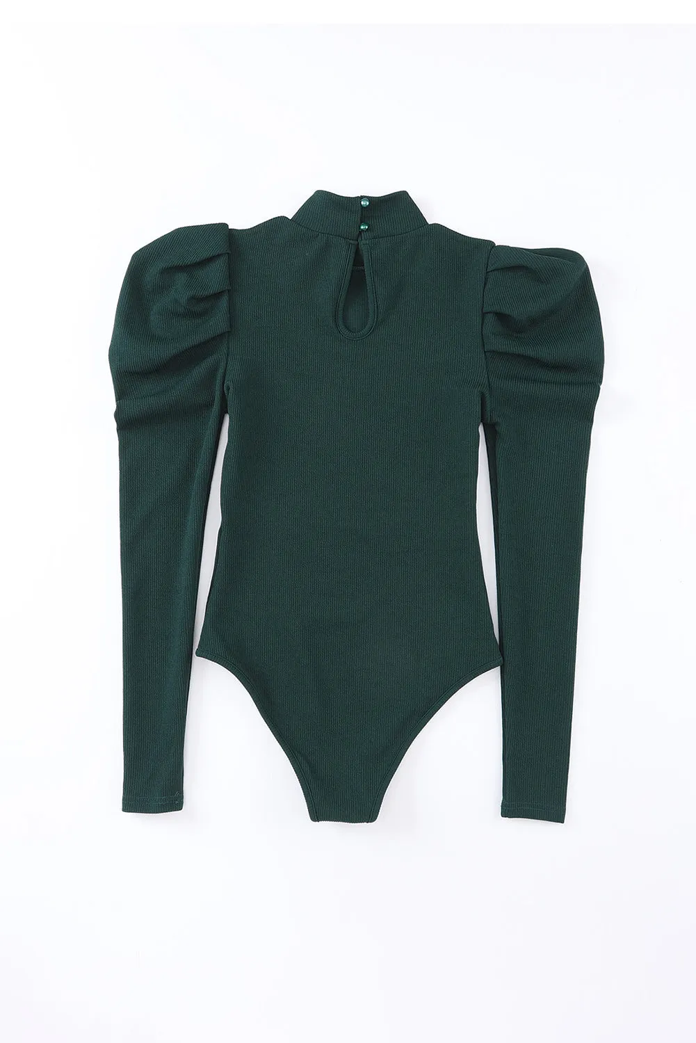 Puff Sleeve Mock Neck Bodysuit