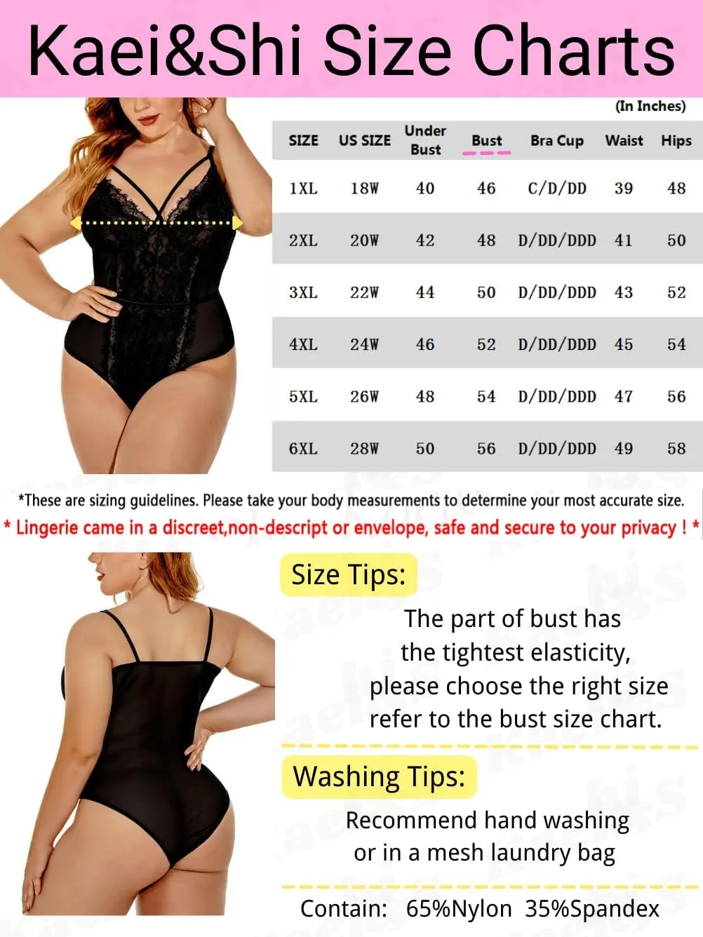 "Alluring Plus Size Eyelash Lace Bodysuit with Snap Crotch - Your Ultimate Club Night Essential!"