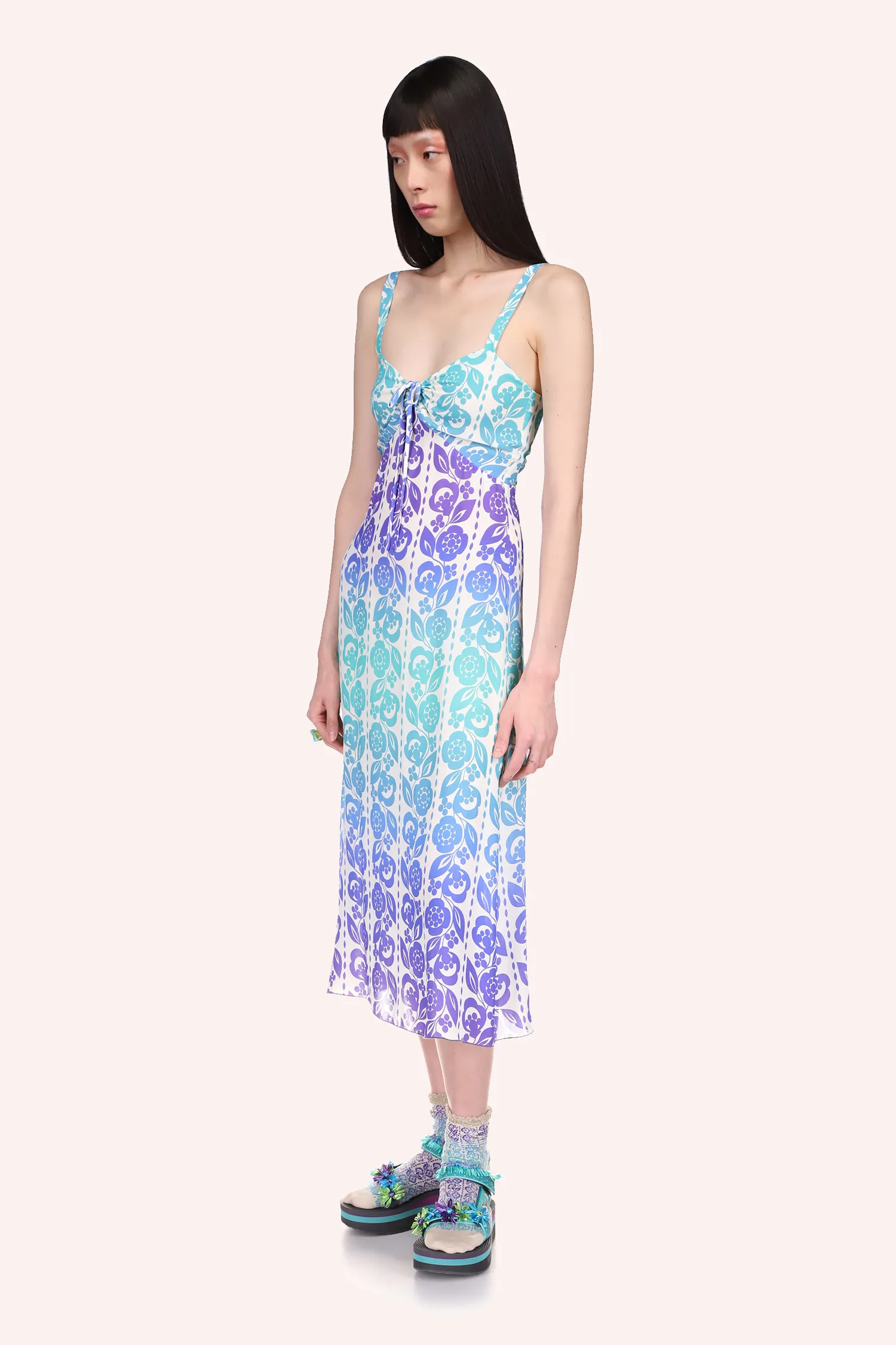 Radiant Ombre Slip Dress